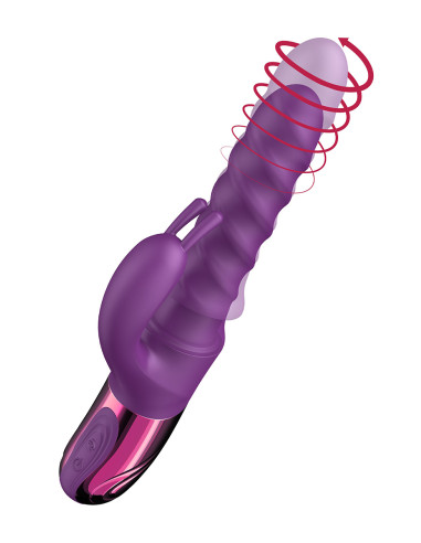 Vibro Swirl Rabbit Thrusting Vibrator - She.E.O