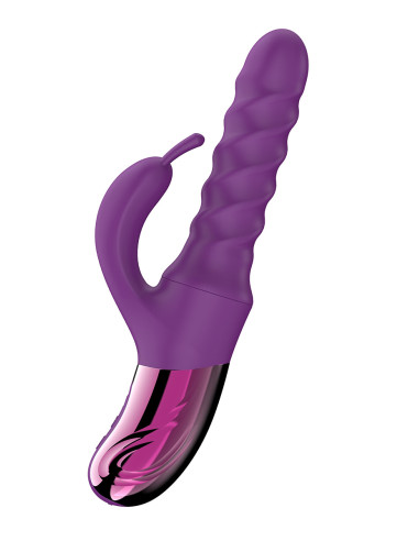 Vibro Swirl Rabbit Thrusting Vibrator - She.E.O