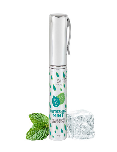 Spray sexe oral et haleine fraiche à la menthe