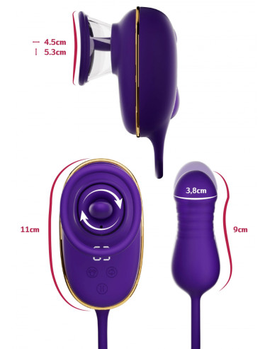 Stimulateur clitoridien et anal - She.E.O