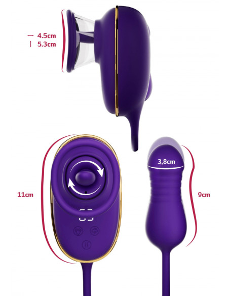 Stimulateur clitoridien et anal - She.E.O