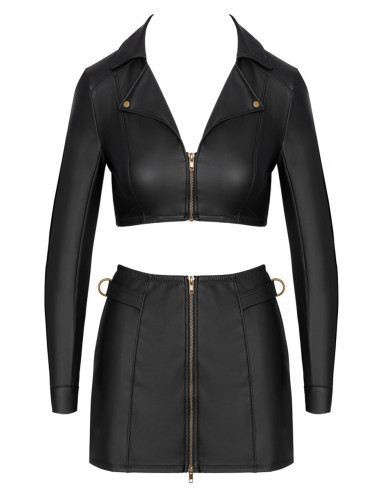 Ensemble top et jupe courte noir - Cottelli PARTY 