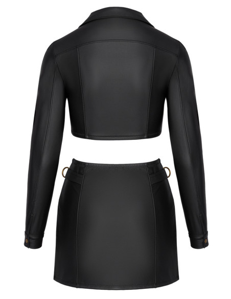 Ensemble top et jupe courte noir - Cottelli PARTY 