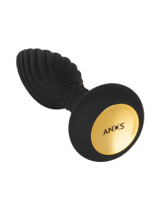 Plug anal vibrant et rotatif télécommandé - Anos 2