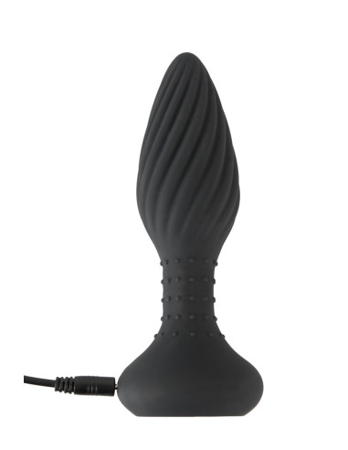 Plug anal vibrant et rotatif télécommandé - Anos