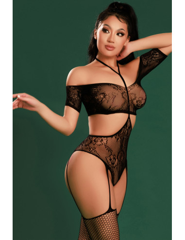 Combinaison sexy noire - J Lingerie