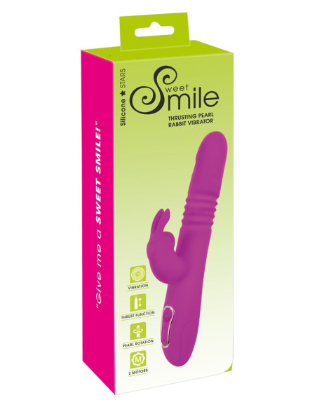 Vibro Rabbit Thrusting Pearl - Sweet Smile