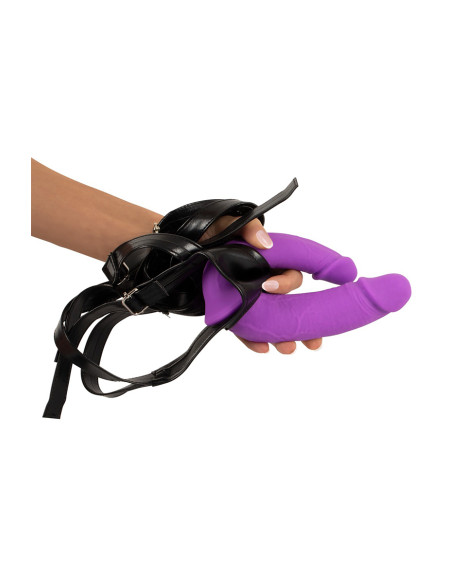 Double Strap-On ultra doux - Sweet Smile