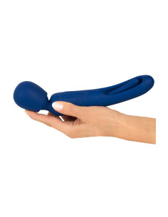 Vibro Wand réversible avec langue vibrante - Sweet Smile 2