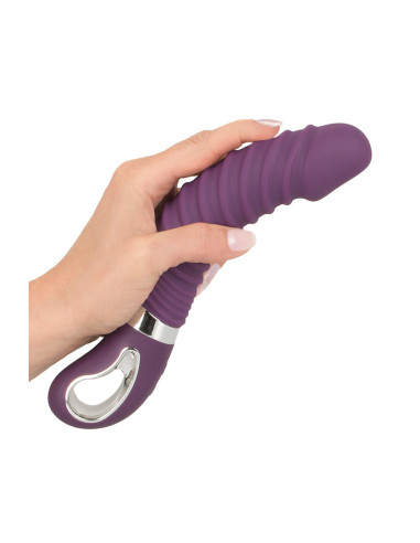 Vibro chauffant rechargeable 23,5 x 4,1 cm - Sweet Smile
