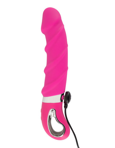 Vibro chauffant rechargeable 22,8 x 4 cm - Sweet Smile