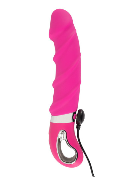 Vibro chauffant rechargeable 22,8 x 4 cm - Sweet Smile