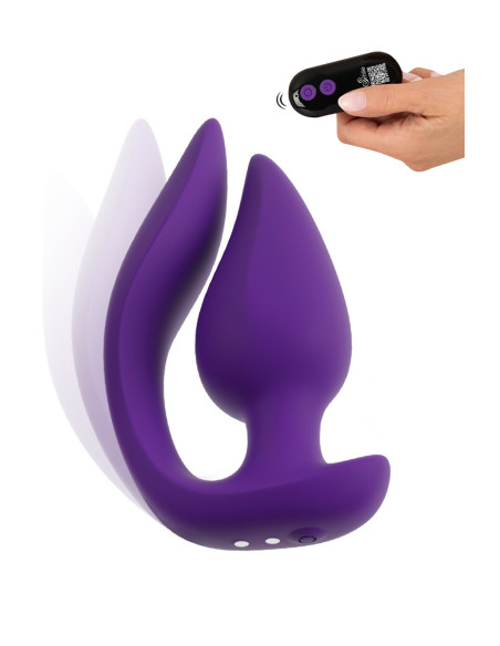 Plug et stimulateur externe vibrant 2 en 1 - Sweet Smile