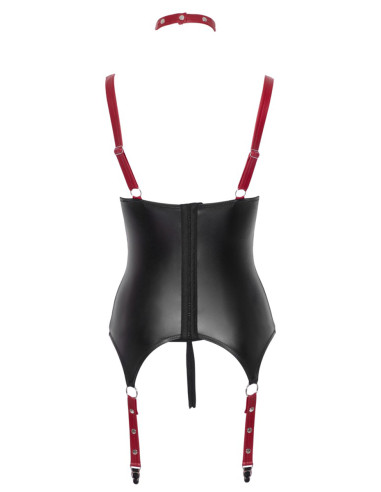 Ensemble ouvert avec collier et menottes - Cotelli Bondage