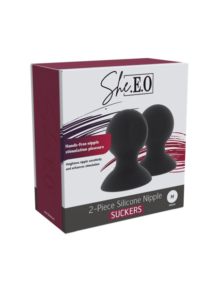 Suceurs de mamelons en silicone  taille M - She.E.O