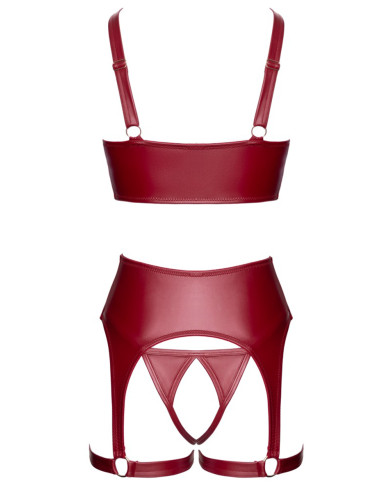 Ensemble seins nus 3 pièces Rouge - Cottelli LINGERIE
