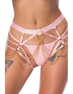String harnais rose - Bad Kitty