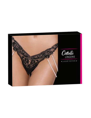 String Rio avec chaines de perles - Cottelli LINGERIE 