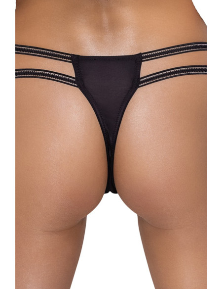 String ouvert Rio noir en dentelle - Cottelli LINGERIE  