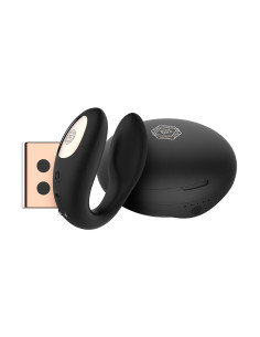Vibro pour couple C-Shape  - Rosy Gold