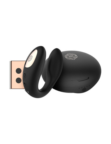 Vibro pour couple C-Shape  - Rosy Gold