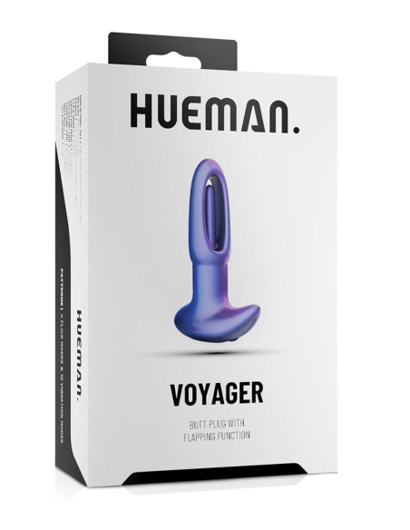 Plug anal à vibrations et tapotements Voyager - Hueman