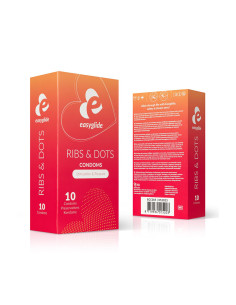 10 préservatifs Ribs and Dots - EasyGlide 2