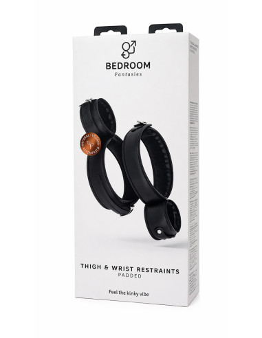 Menottes bondage cuisses et poignets - Bedroom Fantasies
