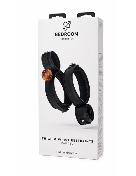 Menottes bondage cuisses et poignets - Bedroom Fantasies