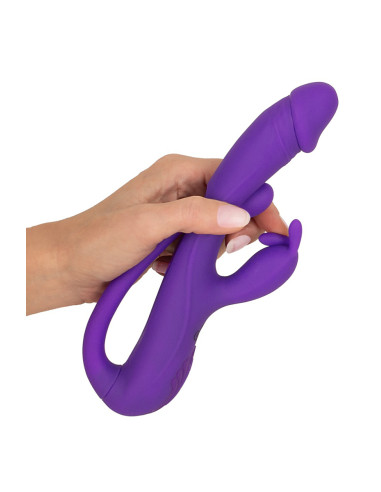 Vibro Rabbit avec tickler flexible - Sweet Smile