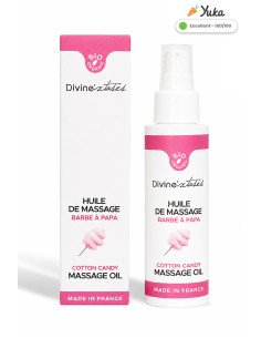 Huile de massage BIO barbe à papa - Divinextases