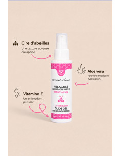 Lubrifiant Bio Barbe à papa 100ml - Divinexstases 2