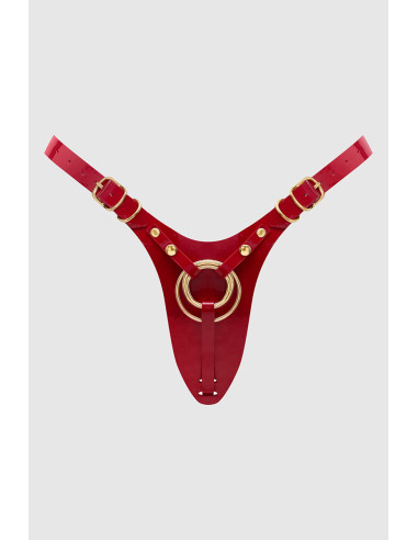 Harnais Fabulous rouge vernis - Strap On Me