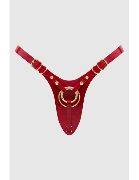 Harnais Fabulous rouge vernis - Strap On Me