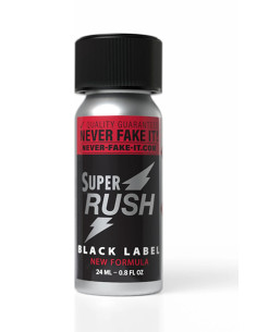 Poppers Super Rush Black Label Aluminium 24ml