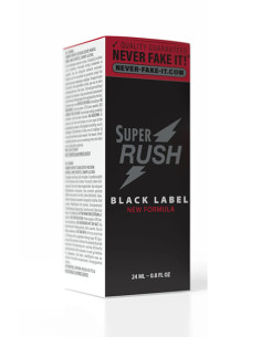 Poppers Super Rush Black Label Aluminium 24ml 2