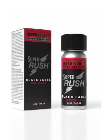 Poppers Super Rush Black Label Aluminium 24ml