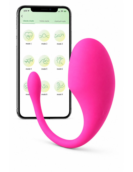 Oeuf vibrant connecté Luvegg - DIK