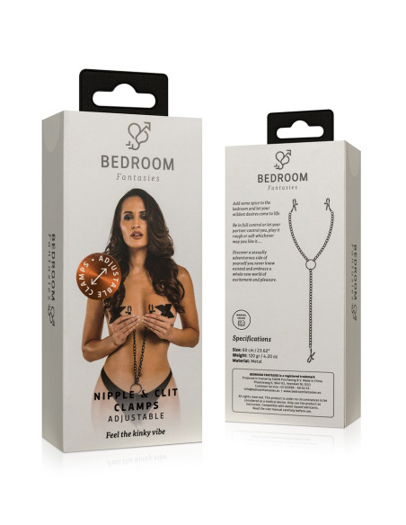 Pinces pour tétons et clitoris - Bedroom Fantasies