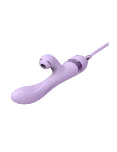 Vibro Rabbit 3 en 1 Purple Sucker - DIK 2