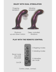 Dildo fingering et vibrant aubergine - Strap On Me 2