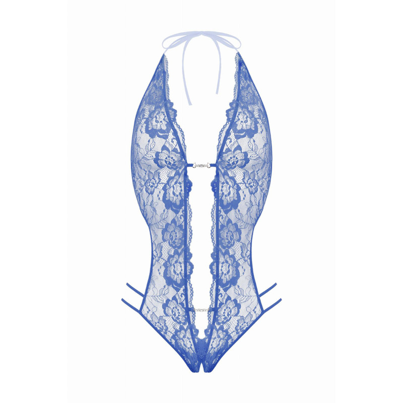 Body string ouvert Renee bleu - Christine