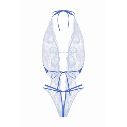 Body string ouvert Renee bleu - Christine