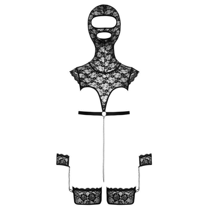Ensemble de lingerie bondage en dentelle - bad kitty