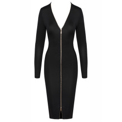 Robe noire à manches longues -  Cotelly Party