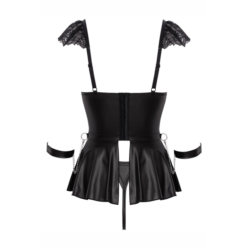 Ensemble 3 pièces lingerie Fetish - Cotelli Bondage