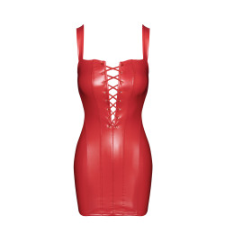 Mini robe lacée Bombshell F364 - Noir Handmade