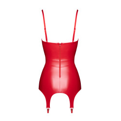 Corset à jarretelles Bombshell F368 - Noir Handmade