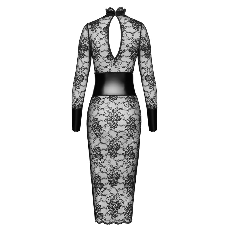 Robe corset Noirelle F375 - Noir Handmade