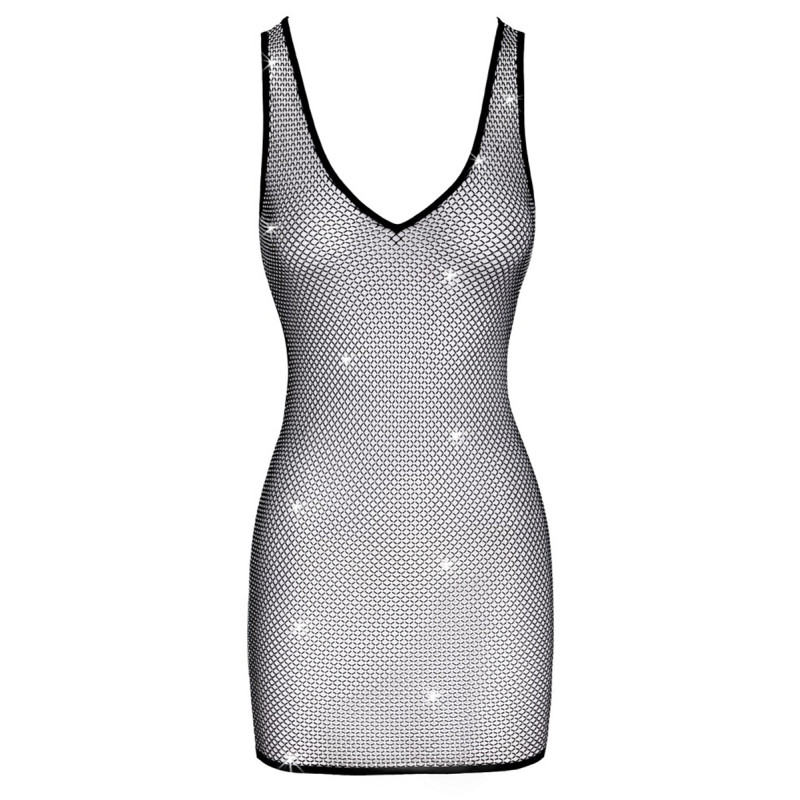Mini robe maille et strass - Cottelli PARTY